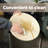 Guein Round Natural Marble Lazy Susan Tray,Light BeigeTravertine