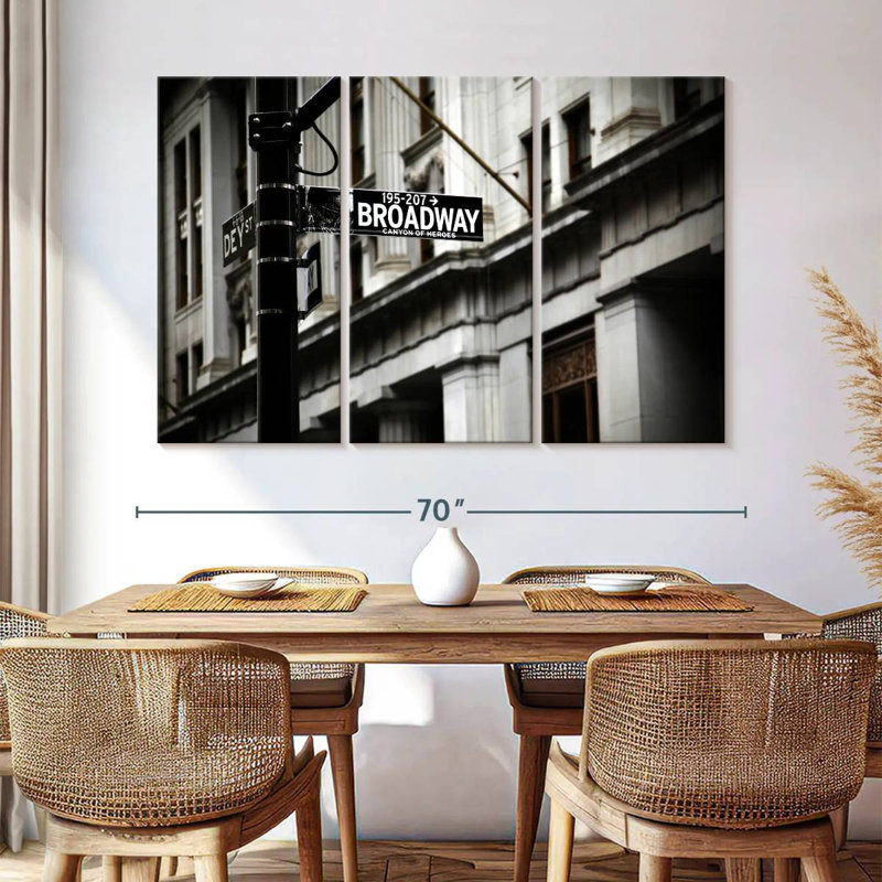 Sirci Broadway Street, H 42 po x l 65 po