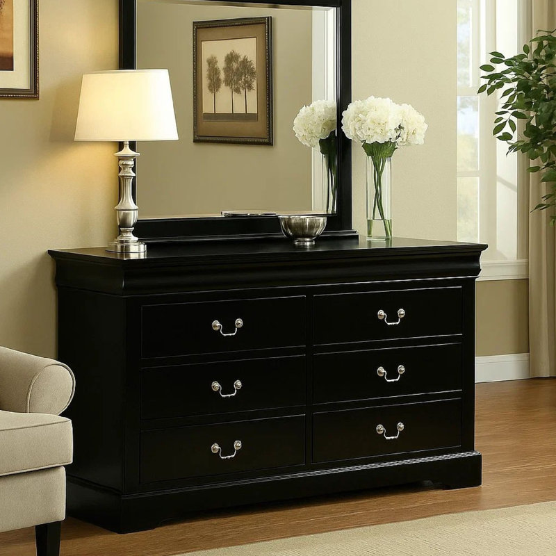 Commode anglaise 6 tiroirs Remi