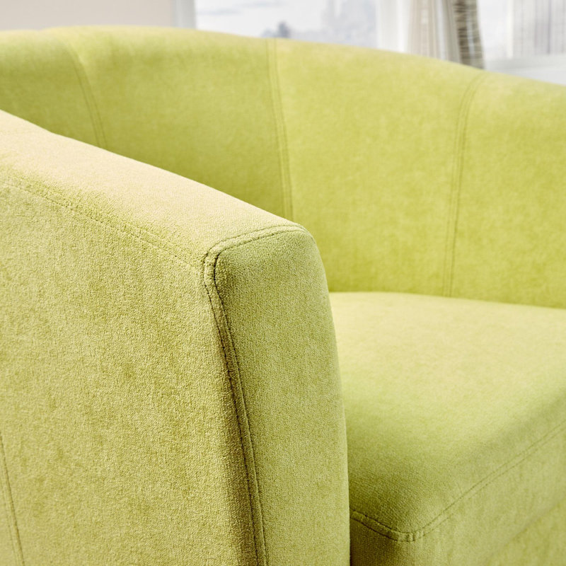Bedford 67cm Tub Accent Occasional Chair, Green