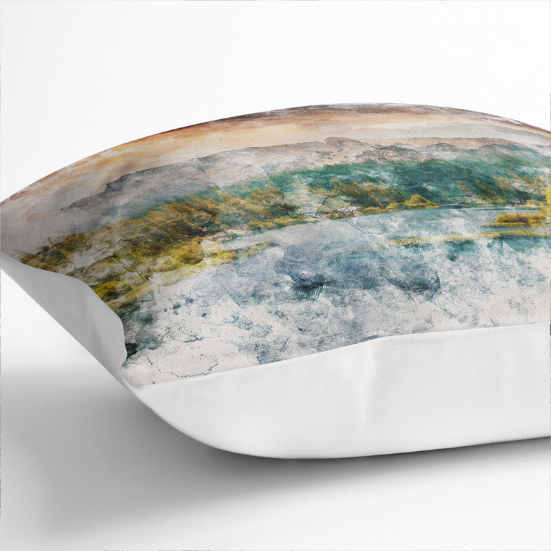 Square Cushion, 55cm H x 55cm W x 20cm D, White