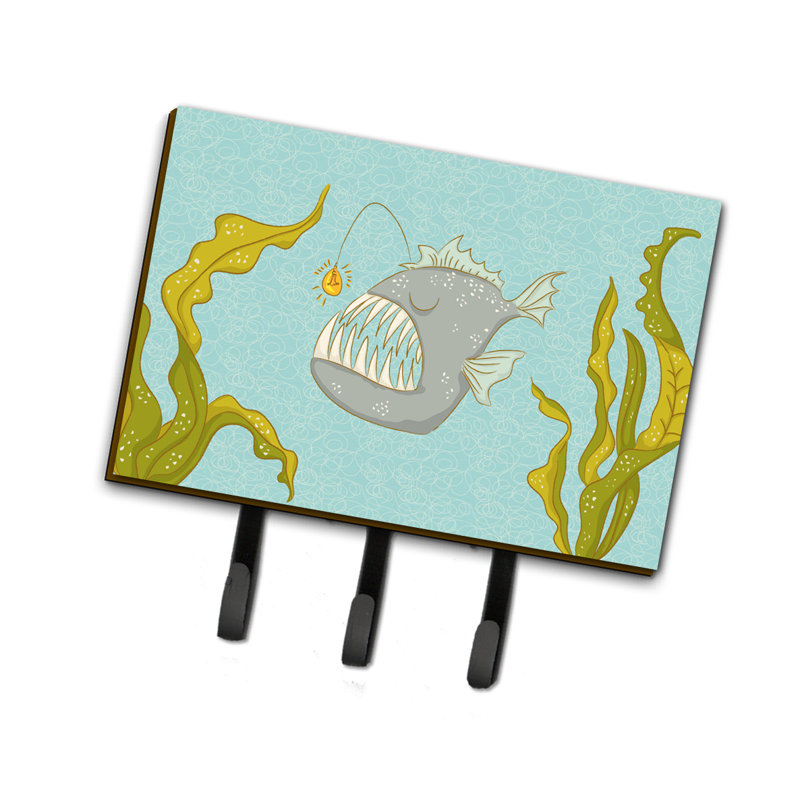 Metal Wall Organizer with Key Hooks