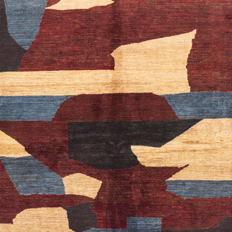 Abstract Indoor Rug, Square 3'
