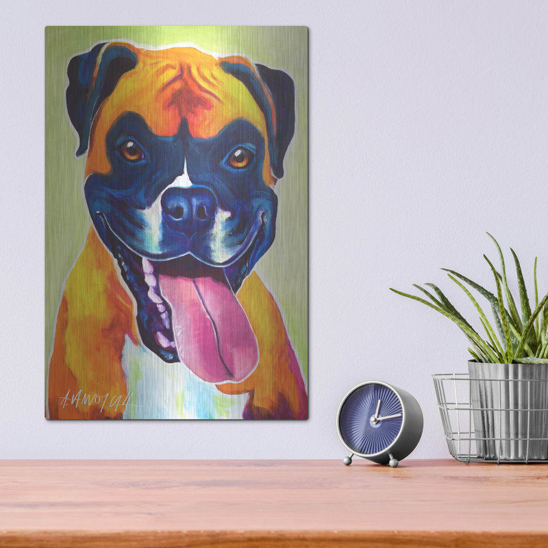«Boxer - Bear» par Dawg Painter, H 16 po x l 12 po