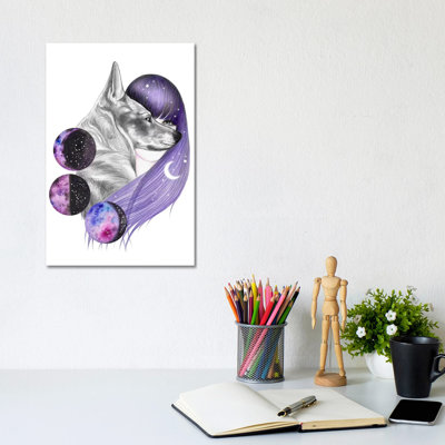 Moon Magic 1 Piece Wrapped Canvas Wall Art
