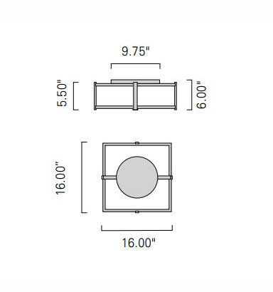 Bainsby Glass Flush Mount