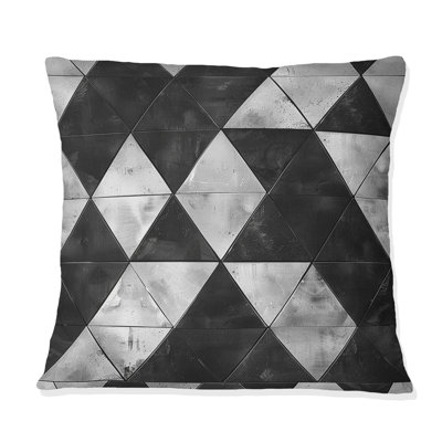Coussin Black Triangle III - Mid-Century