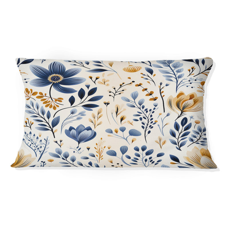 Floral Throw Pillow