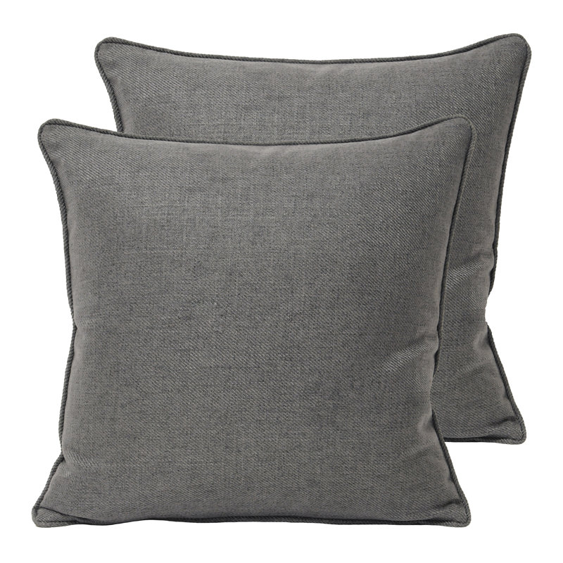 Luciana Square Cushion, Ochre, 55 cm H x 55 cm W x 16 cm D