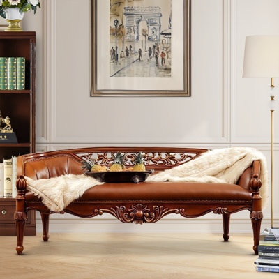 Ataja Cowhide Upholstered Bench