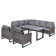 Nazime Karlshamn 4 Piece Sectional Seating Group with Cushions