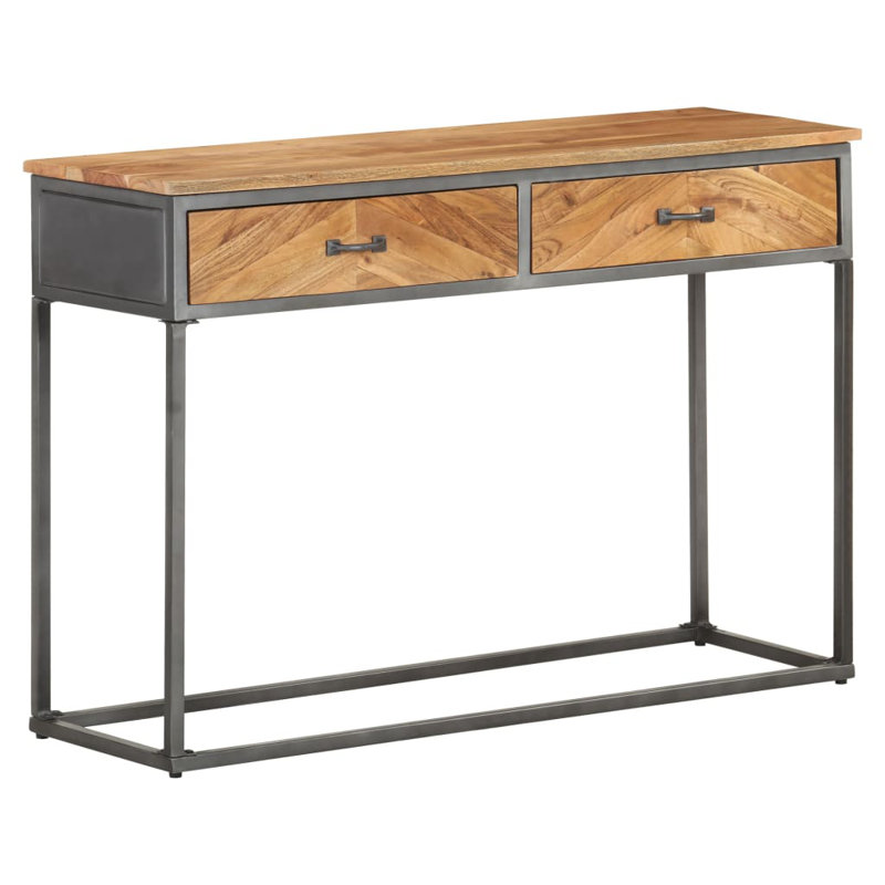 Christiana 110cm Solid Wood Top Console Table