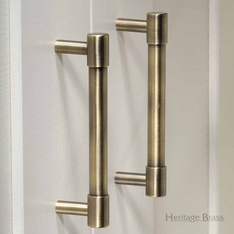 Heritage Brass Heritage Cabinet Pull Phoenix Design, 16cm H x 11cm W x 17.9cm D, Antique Brass
