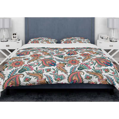 Farmhouse / Country Polyester Paisley Duvet Cover