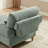 Jazier Upholstered Chaise Lounge with Adjustable Backrest-882745176