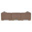 Canapé modulaire June Dream - brun foncé-132398116-132398118