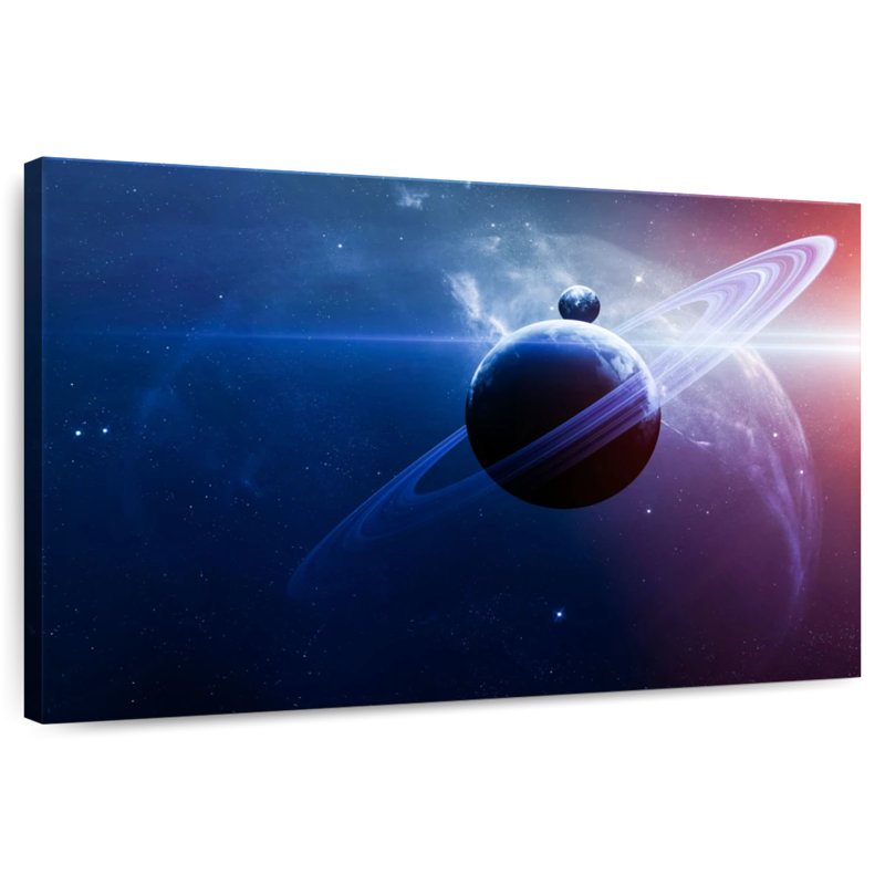 Oberle Planets In Outer Space, 8" H x 12" W