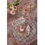 Pink Check Dinner Plate-1442850907