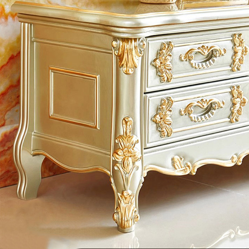 Meuble télé luxueux de style européen, 86.61"
