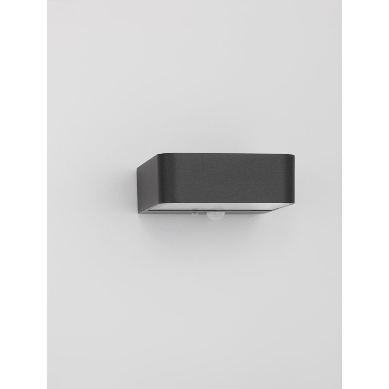 Black Integrated LED Outdoor Flush Mount