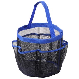 Portable Shower Caddy Tote Flexible Plastic Storage Basket with