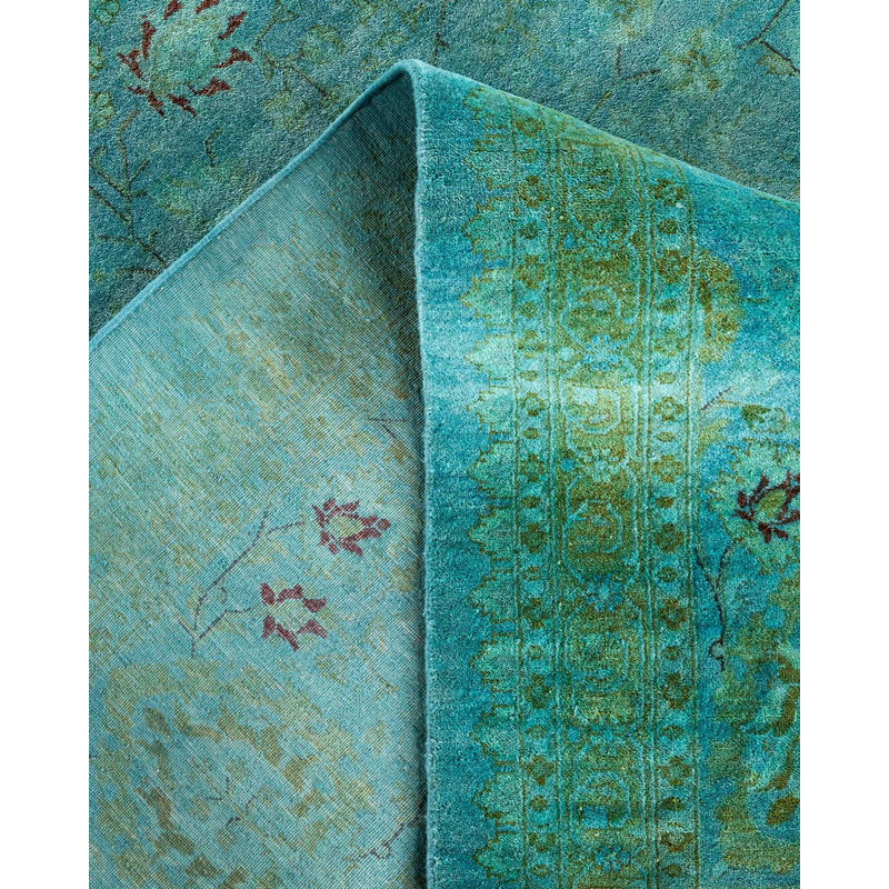 Tapis unique en laine 10 pi 3 po x 20 pi 4 po Kuwala
