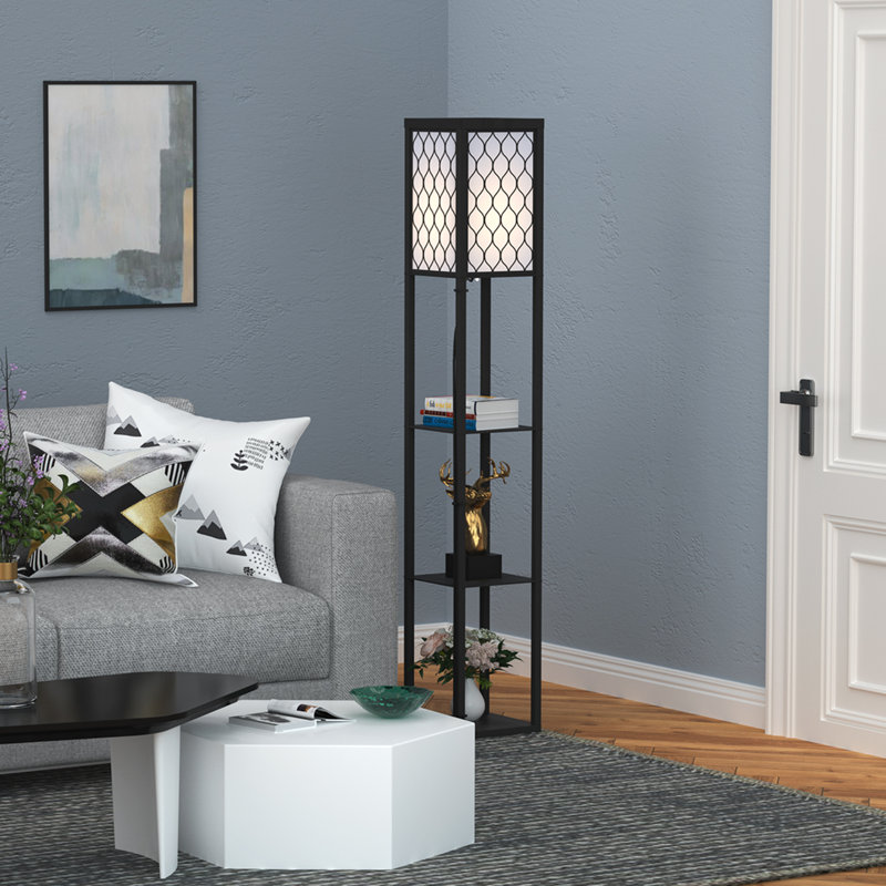 Whitnash 160cm Column Floor Lamp Set