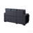 Dark Grey Pull Out Sofa Bed