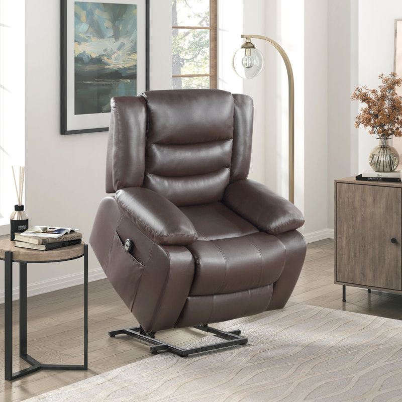 Living Room Furniture Recliner Chair, Brown 