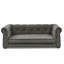 Lit pour chien moderne et surélevé confortable pour grands chiens, gris foncé, canapé-housse et élégant-337975819