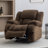 Oversized Swivel Recliner Chair with Massage & Heat-1194941069