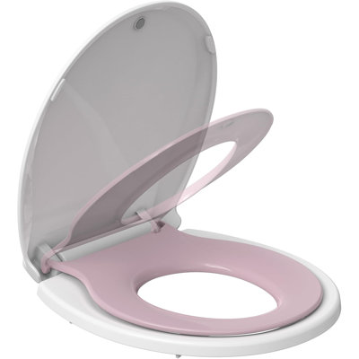 Siège de toilette 2 en 1 à 2 sièges en PP 2 po 1