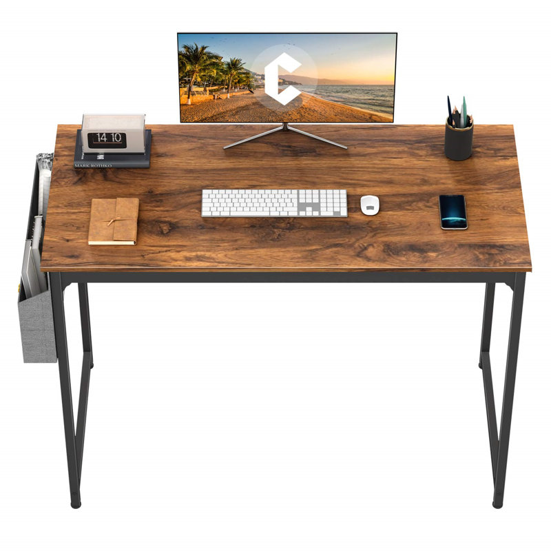 Bureau d'écriture Tonawanda, Brun / noir, H 30 po x l 40 po x P 19,7 po