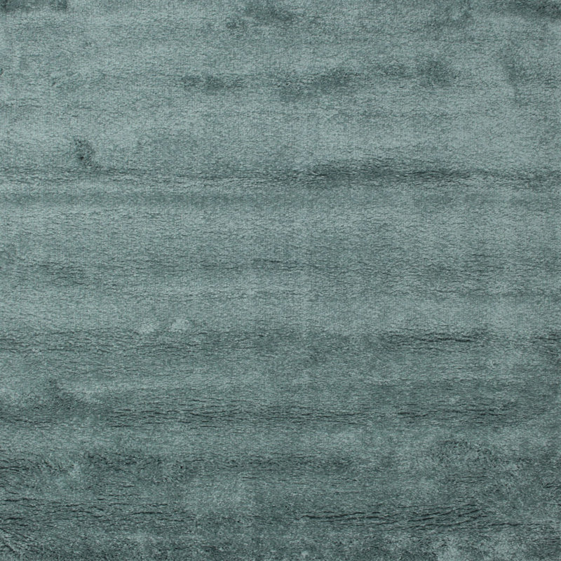 Tapis de zone vert contemporaine, Carré 6 pi