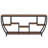 70.9" Industrial Console Sofa Table With 7-Tier Storage Shelves For Living Room, Hallway, Or Foyer
