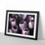 The Purple Tulips in Abstract - Picture Frame Painting Print-55763426-55763423