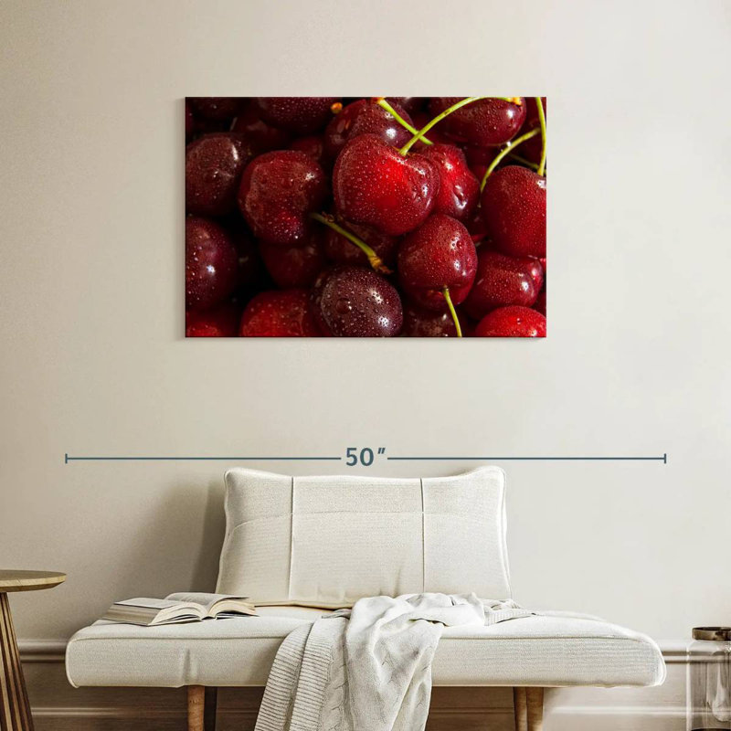 Cerises rouges Yarlin, H 24 po x l 36 po