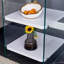 Ensemble de table de chevet et de table basse à 3 niveaux avec tablettes de rangement-2095633118