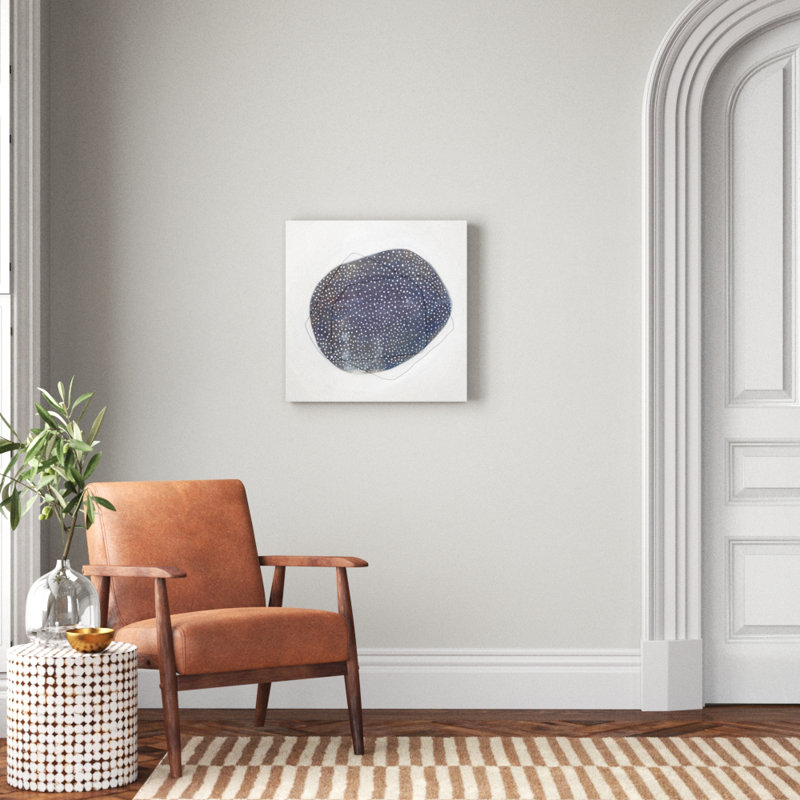 «Speckle I», peinture sur toile, H 24 po x l 24 po x P 1 po, Toile tendue