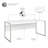 Office 500 Collection Hybrid Desk and 3 Drawer Mobile Pedestal-1293475249-1293475248
