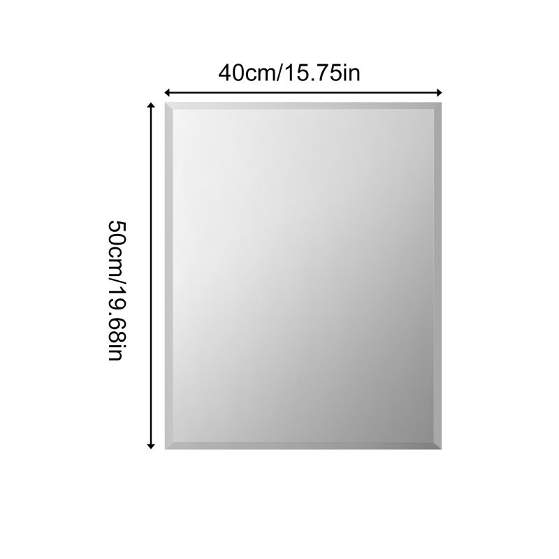 Sien Glass Flat Mirror, 50cm x 40cm