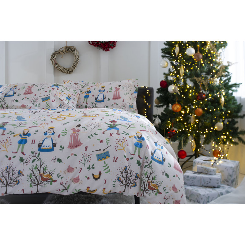 Cotton Blend, Polyester No Pattern Duvet Cover Set with Pillowcases, Single - 1 Standard Pillowcase