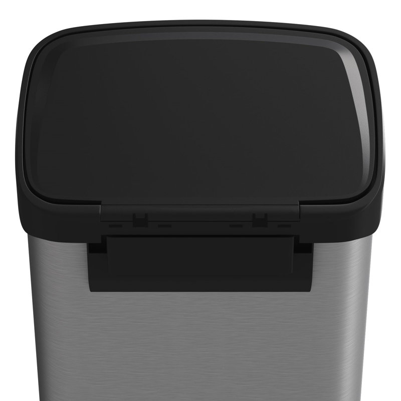 Recycling Bin, Stainless steel color