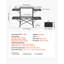 Rectangle Iron Outdoor Camping Table - 117 cm W 45 cm D-465904976-465904977