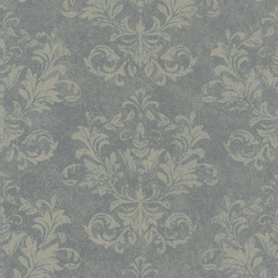 Hotel Damask Glitter Design Wallpaper Roll