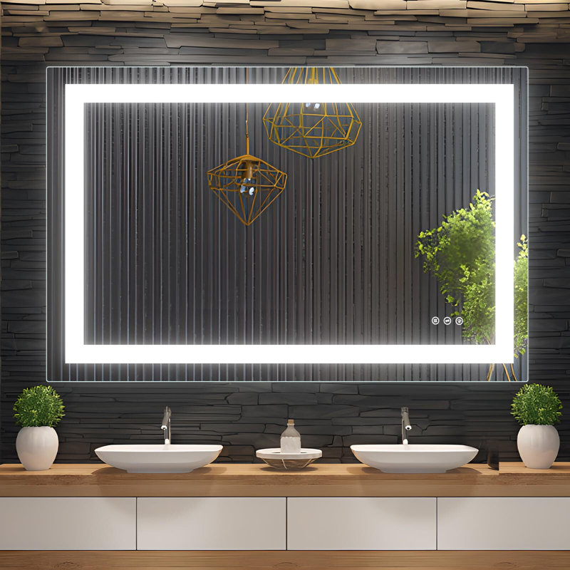 Gulesta Rectangle Wall Mirror, 48" x 32"