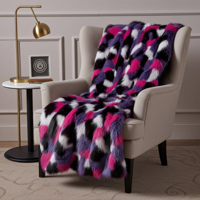 Fureal Knitted Throw Blanket