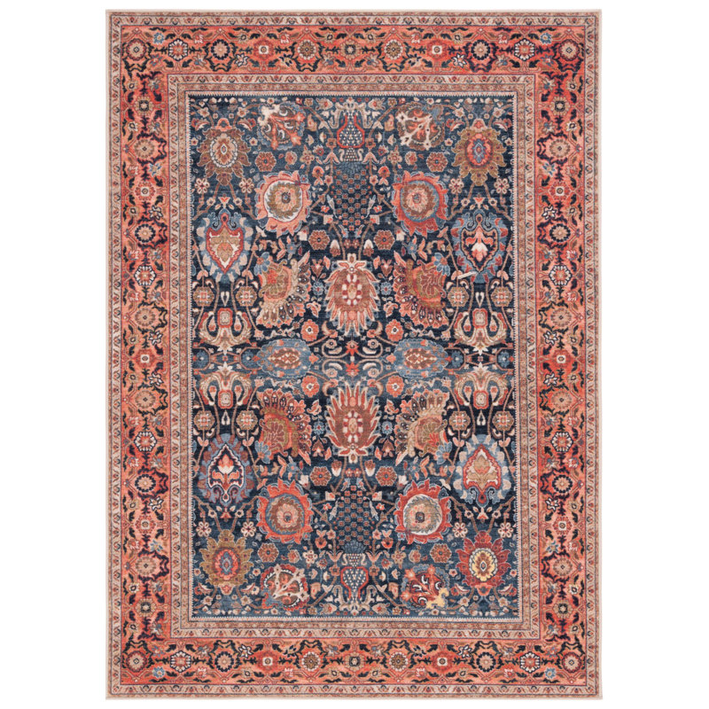Kaivan Performance Machine Washable Oriental Rug, Rectangle 4'4" x 6'4"