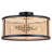 Jedidiah Rattan Semi Flush Mount