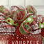Couronne de Noël «Have Yourself A Très Merry Christmas»